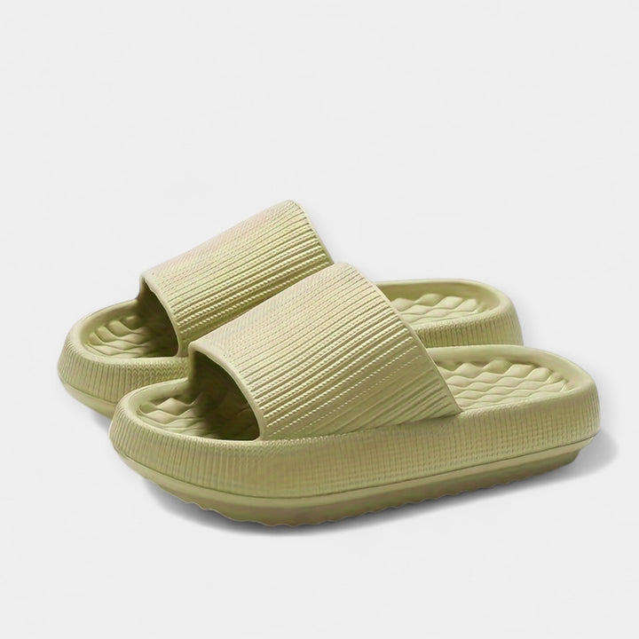 Καλοκαιρινά Slip-On Σανδάλια με Παχύ Πάτο